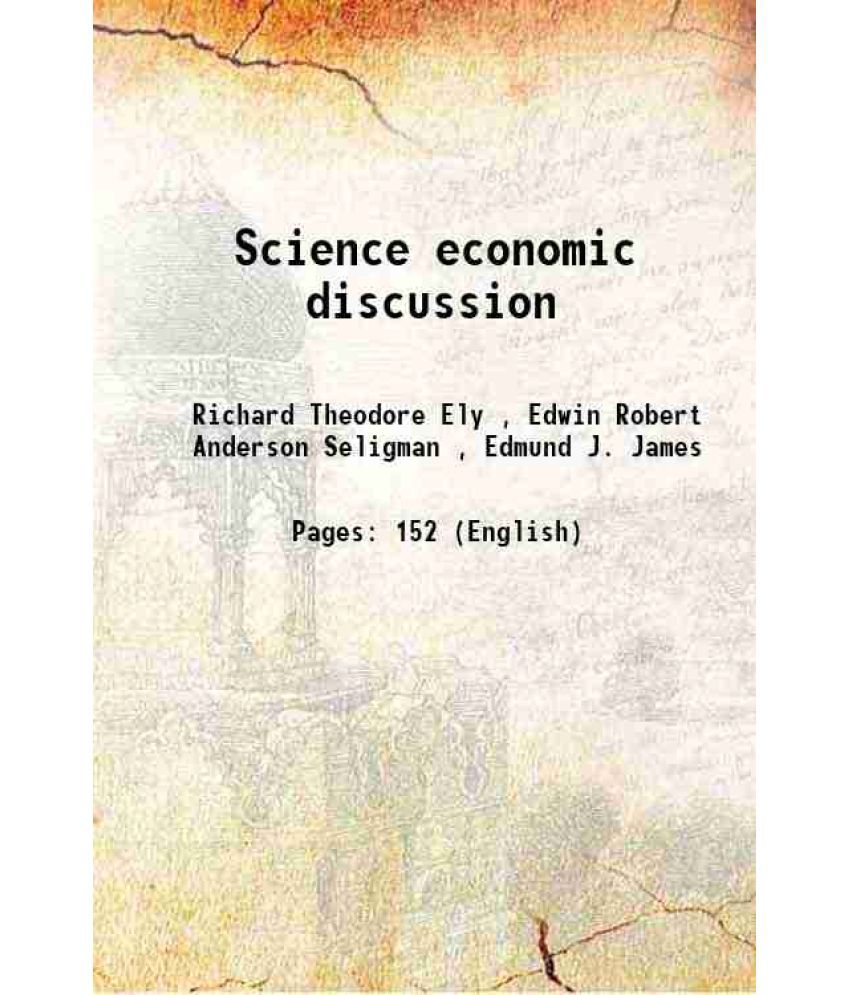    			Science economic discussion 1886 [Hardcover]
