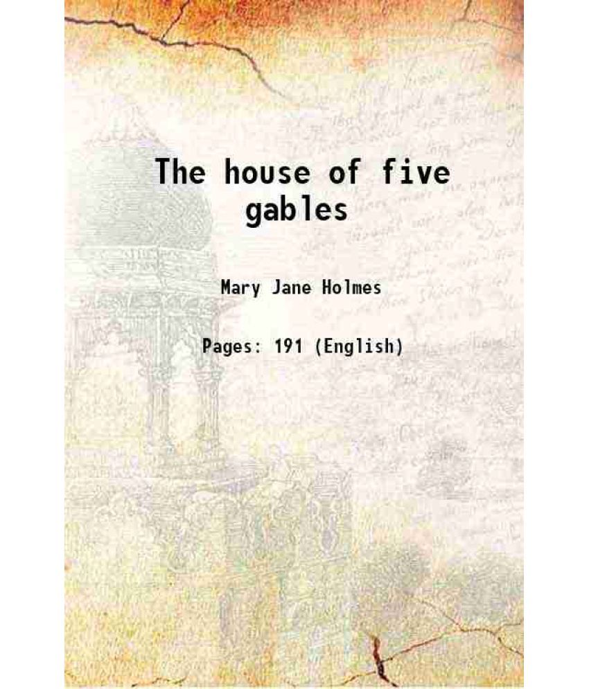     			The house of five gables 1892 [Hardcover]