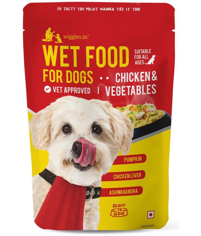     			Wiggles - Wet Dog Food Chicken & Veg for ( 1.8 Kg )