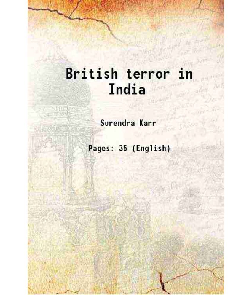     			British terror in India 1920