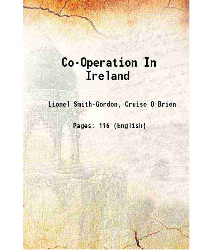     			Co-Operation In Ireland 1921