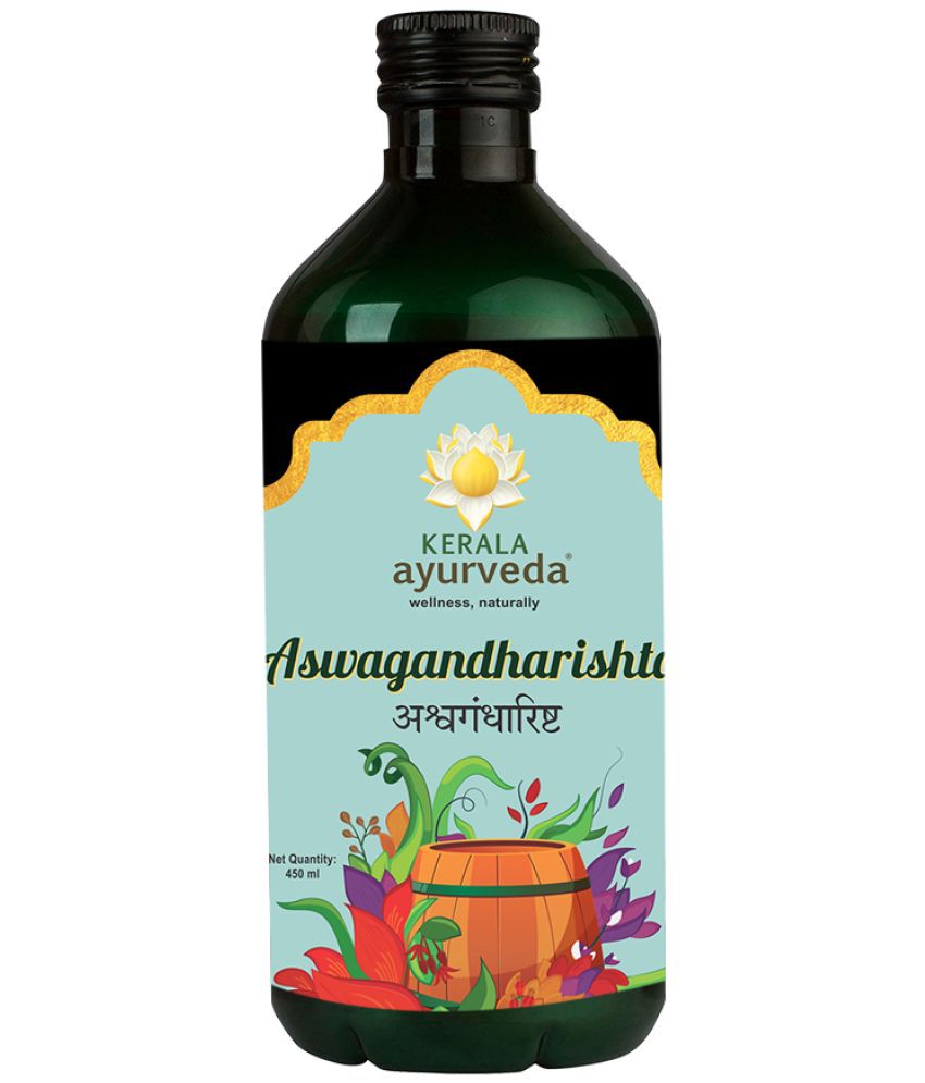     			Kerala Ayurveda Aswagandharishta 450 ml, For Energy and Vitality, Herbal Energy Booster, Helps to Improve Strength and Stamina