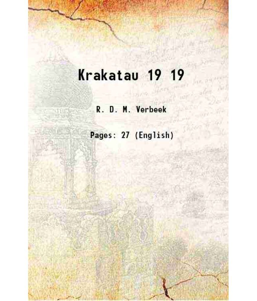     			Krakatau Volume 19 1887
