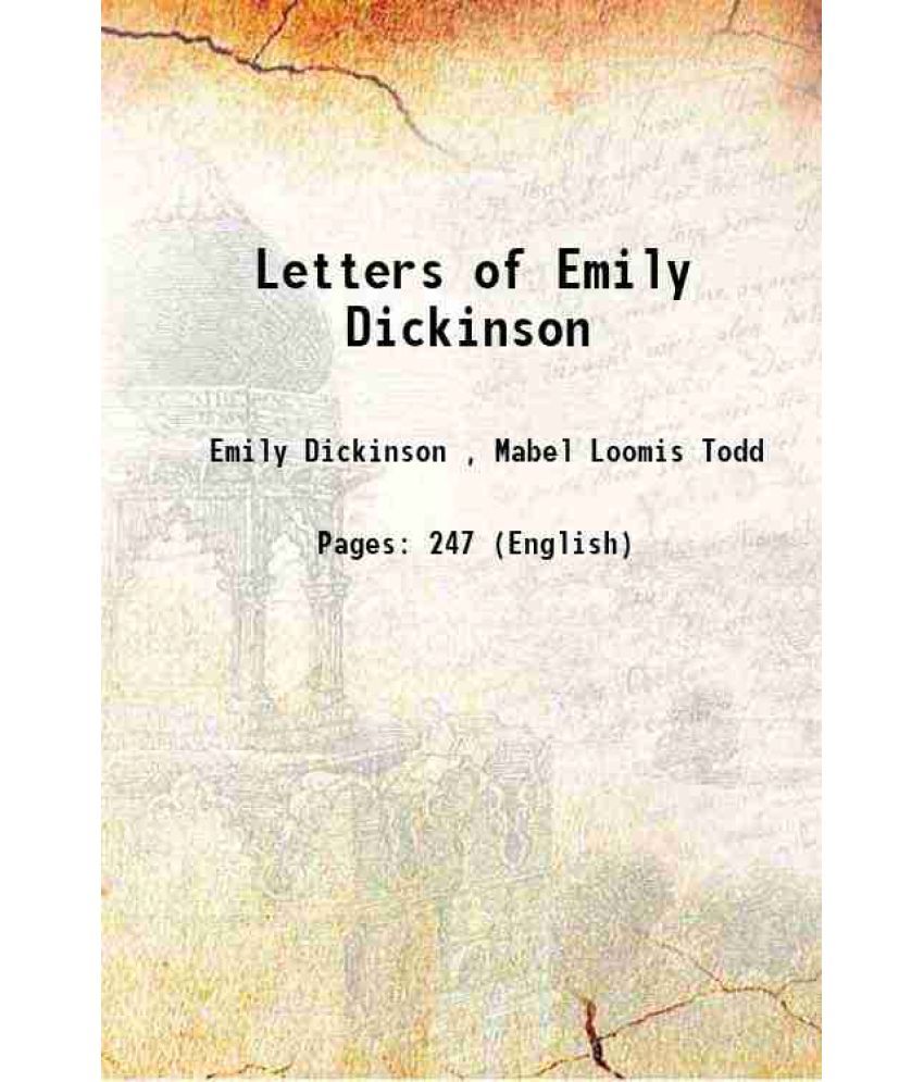     			Letters of Emily Dickinson 1894