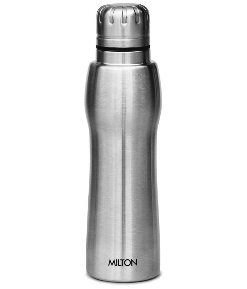     			Milton Verve 600 Thermosteel 24 Hours Hot and Cold Water Bottle, 600 ml, Silver