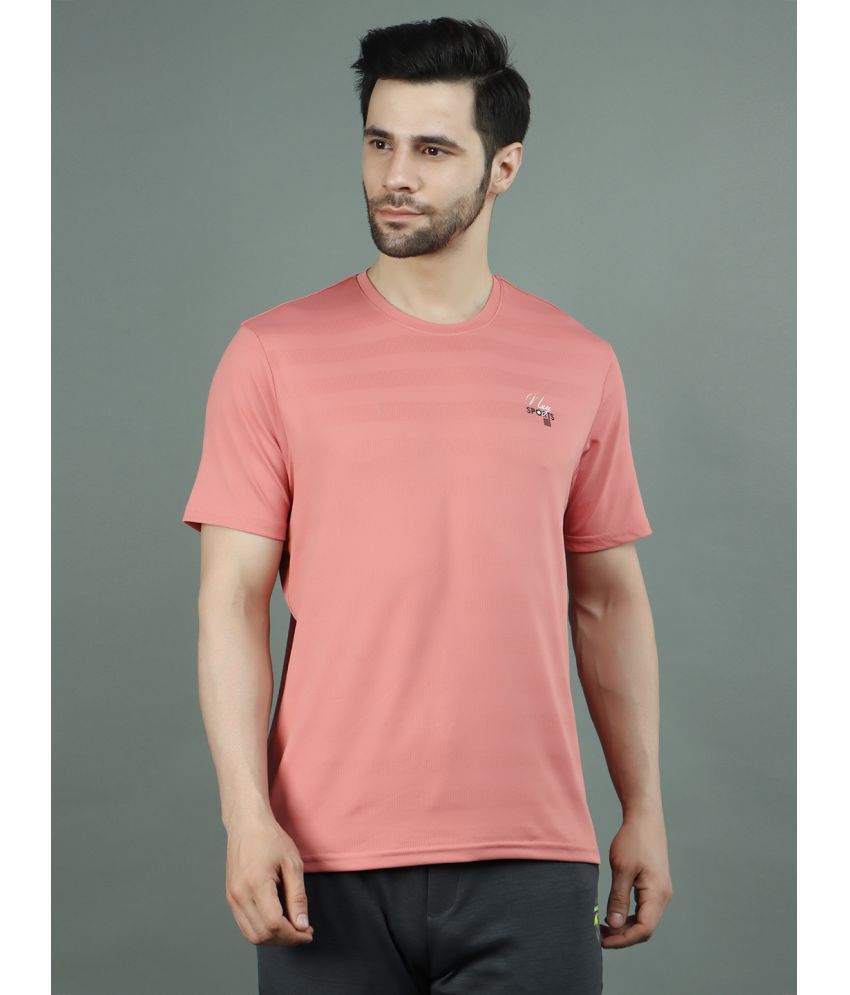     			NEXGEN  CLUB - Coral Polyester Regular Fit Men's T-Shirt ( Pack of 1 )