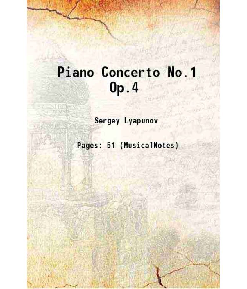     			Piano Concerto No.1 Op.4 1892