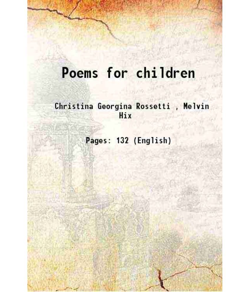     			Poems for children 1907