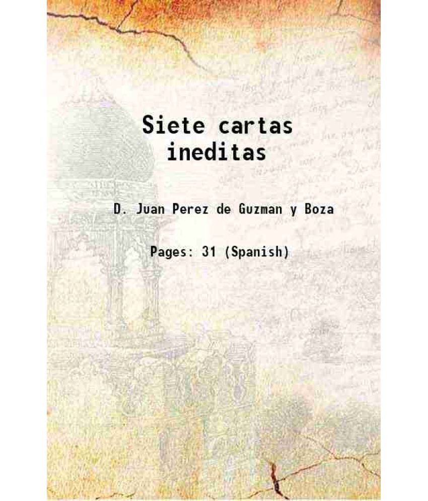     			Siete cartas ineditas 1912