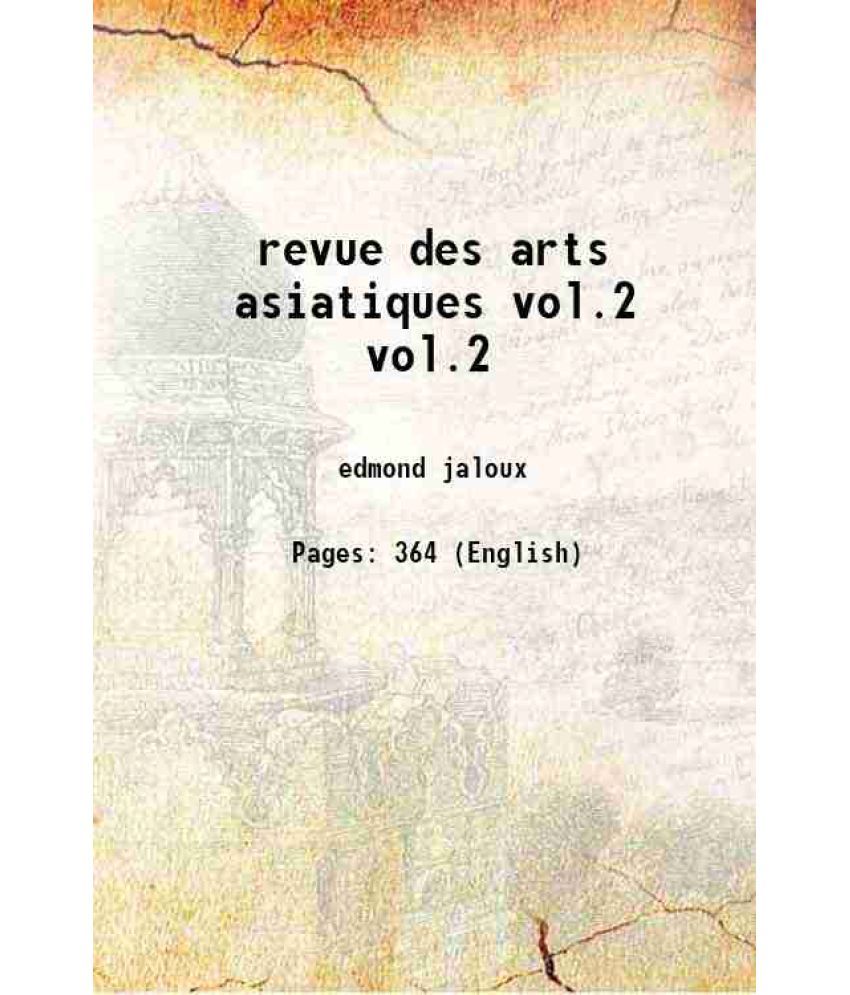     			revue des arts asiatiques Volume vol.2 1925