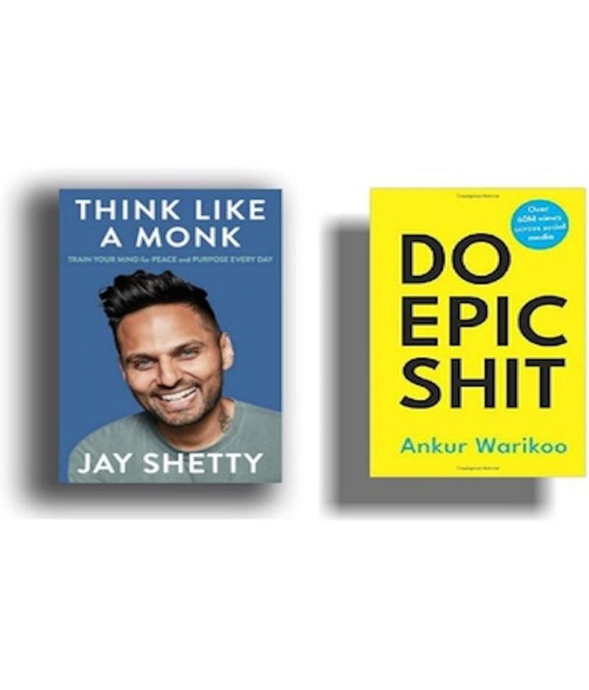     			(Combo of 2 books) Think Like a Monk and Do Epic Shit - Paperback