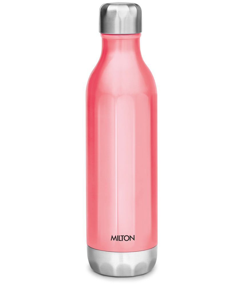     			Milton Bliss 900 Pink Stainless Steel Water Bottle 780 mL ( Set of 1 )
