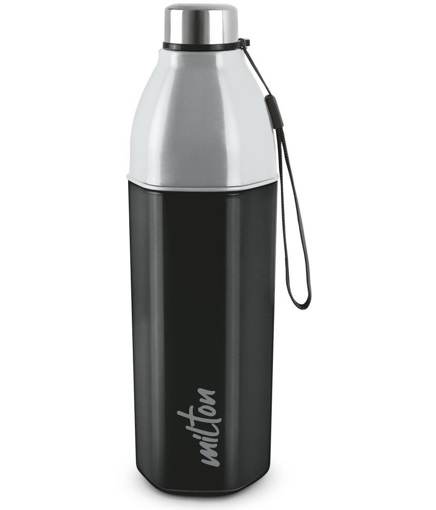     			Milton - Kool hexone1200,Blck Black Water Bottle 1100 mL ( Set of 1 )