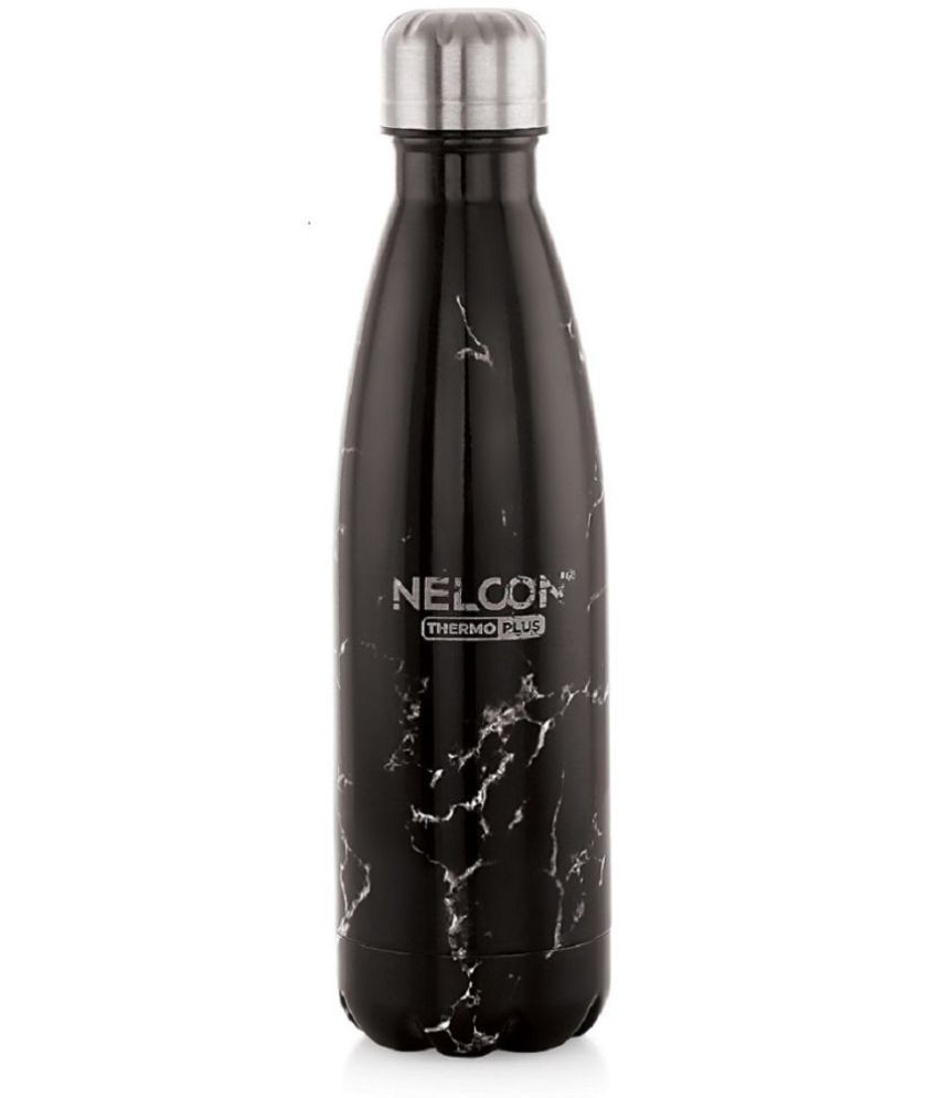     			Nelcon - Black Thermosteel Flask ( 500 ml )