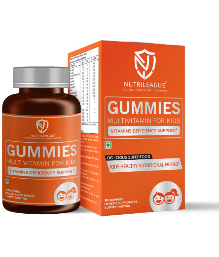 Nutrileague Multivitamin for Kids Gummies 30 no.s Natural