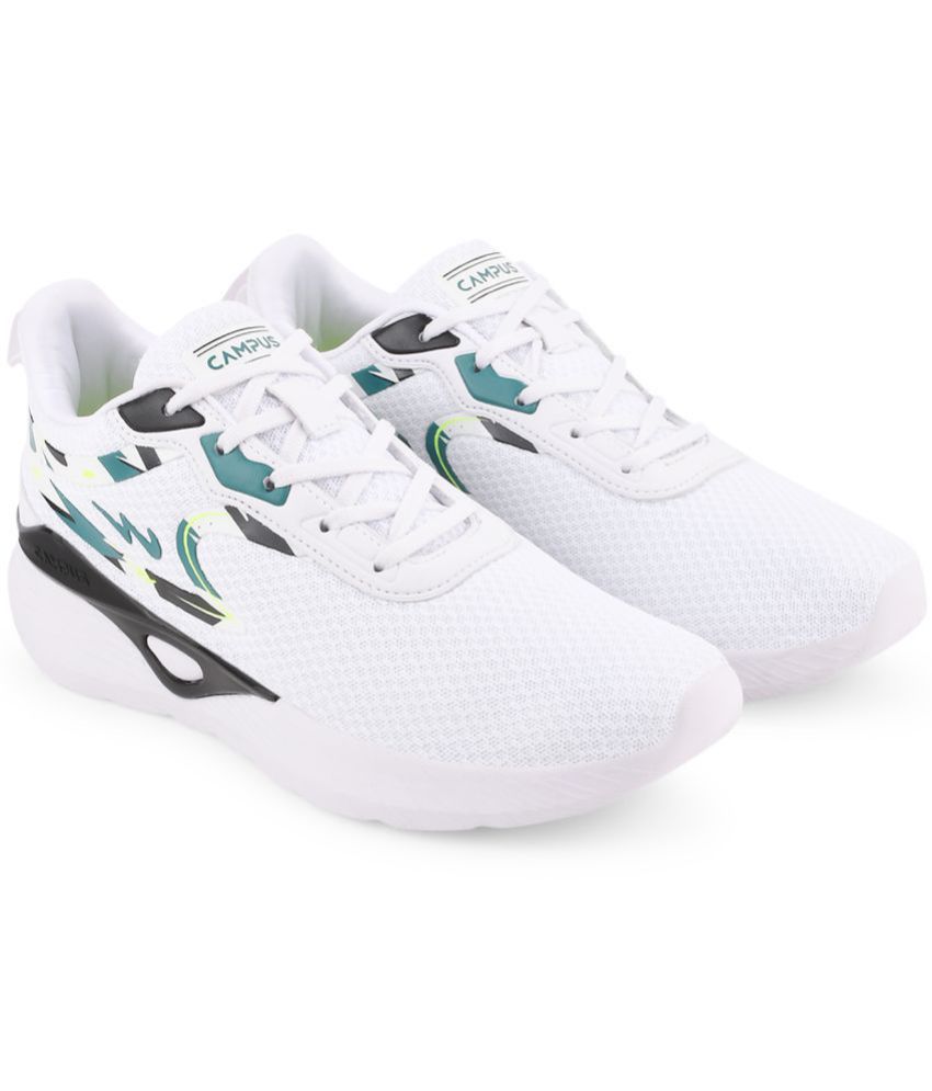     			Campus - CAMP ZONE White Men's Sports Running Shoes