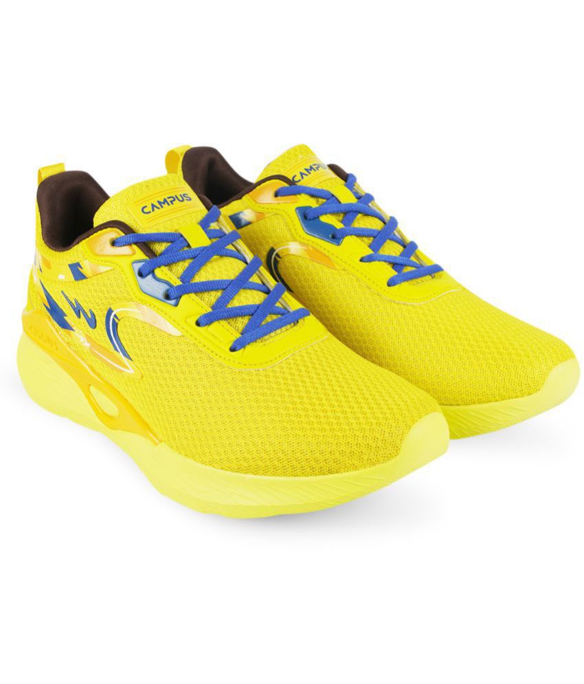     			Campus - CAMP ZONE Yellow Men's Sports Running Shoes
