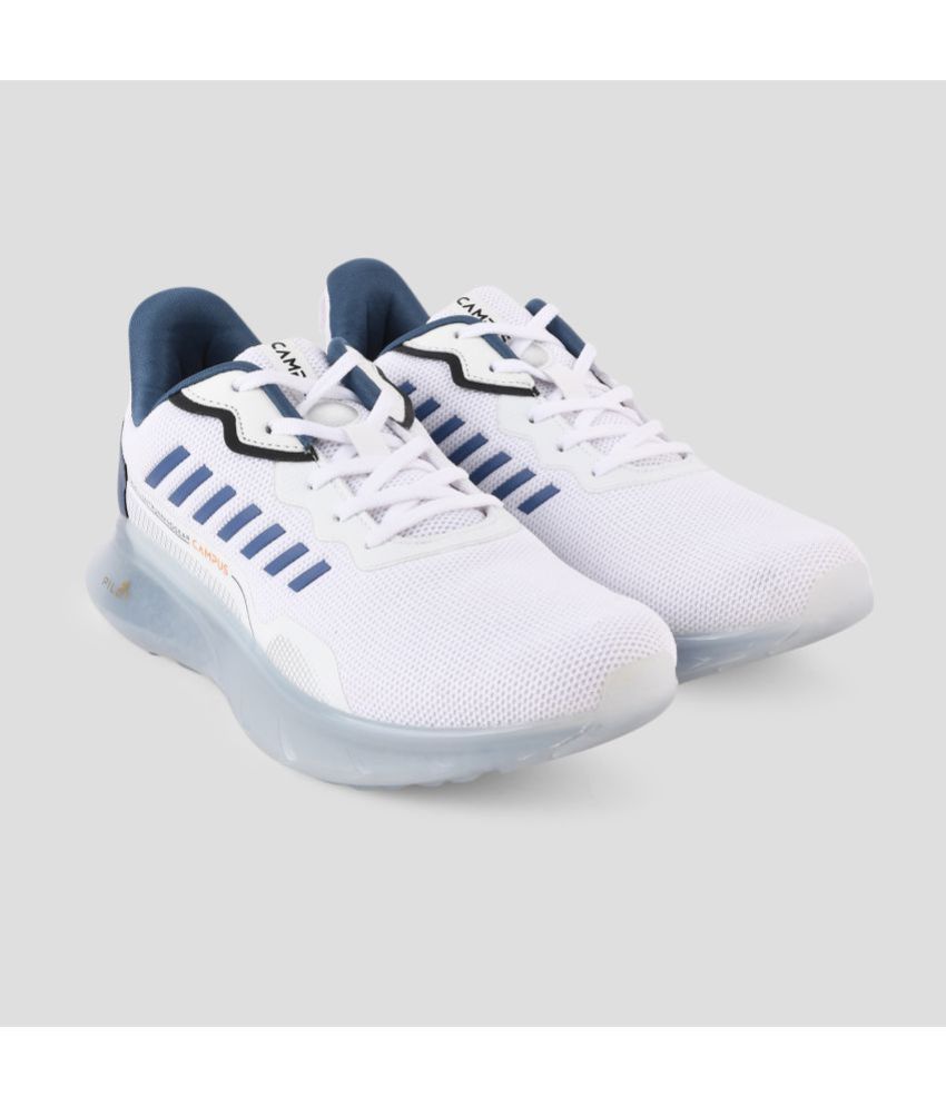     			Campus - DECCAN White Men's Sports Running Shoes