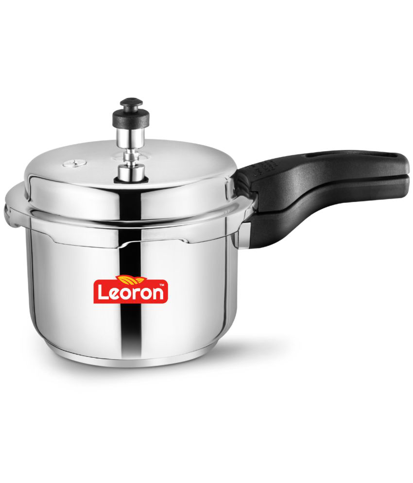     			Srushti Gold is now Leoron 3 L Stainless Steel OuterLid Pressure Cooker With Induction Base
