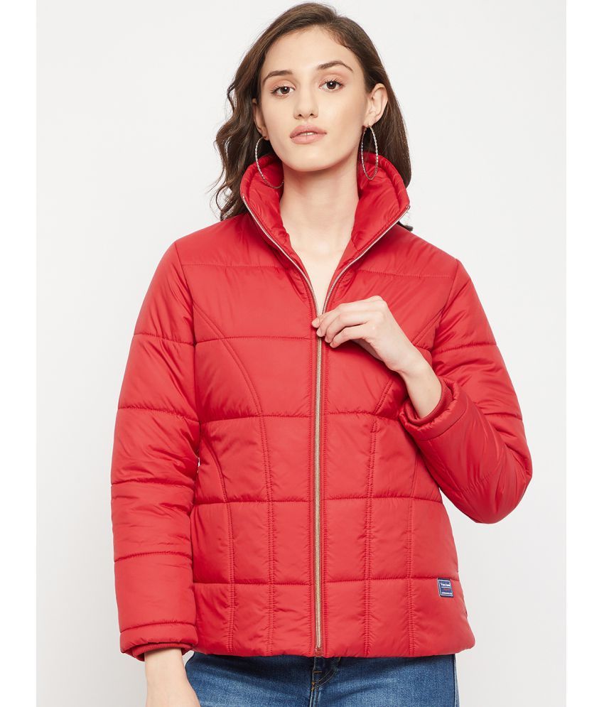     			VERO AMORE "-" Polyester Blend Red Parka Jackets