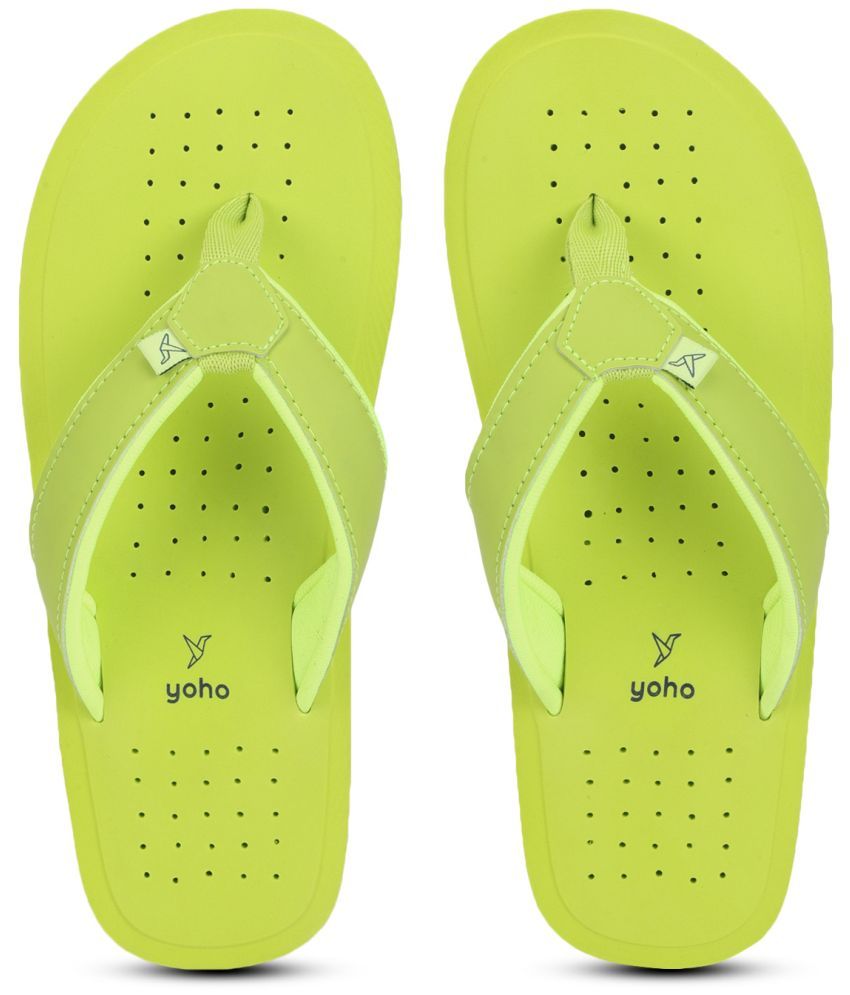     			Yoho - Green Women's Thong Flip Flop