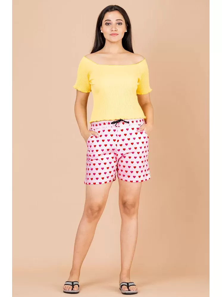 Buy online White Printed Cotton Hot Pants from Skirts & Shorts for Women by  Tuffstars for ₹450 at 55% off | 2024 Limeroad.com