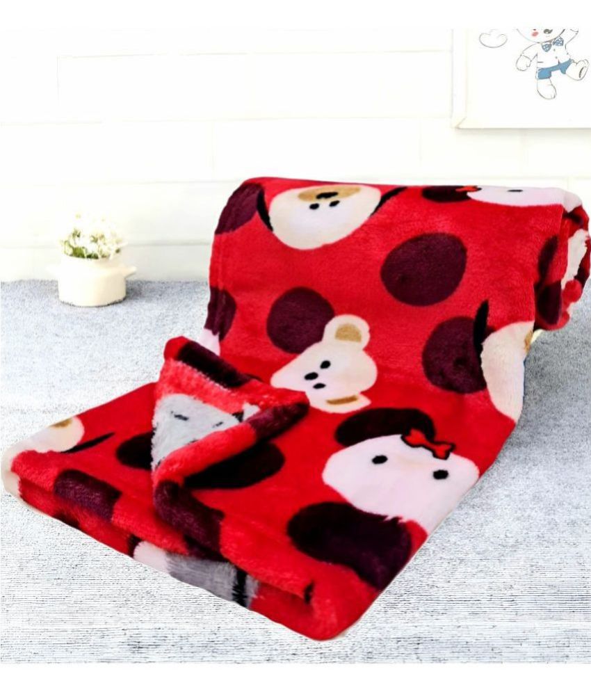     			Brandonn - Red Flannel Baby AC Blanket ( Pack of 1 )