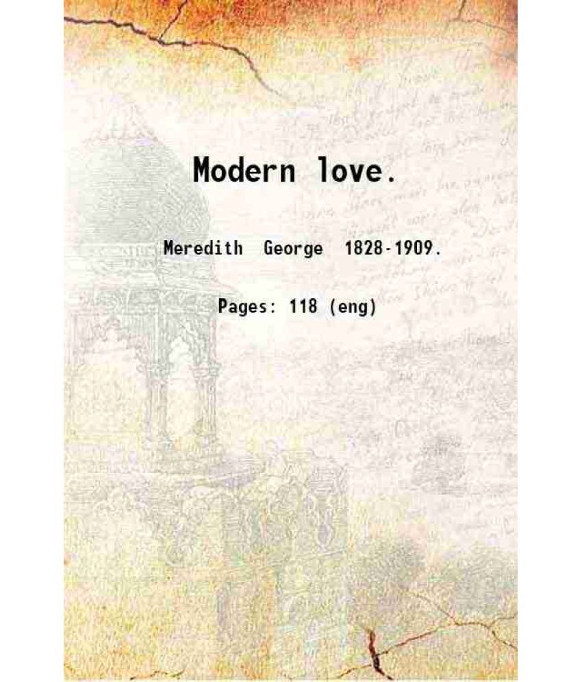     			Modern love. 1892 [Hardcover]