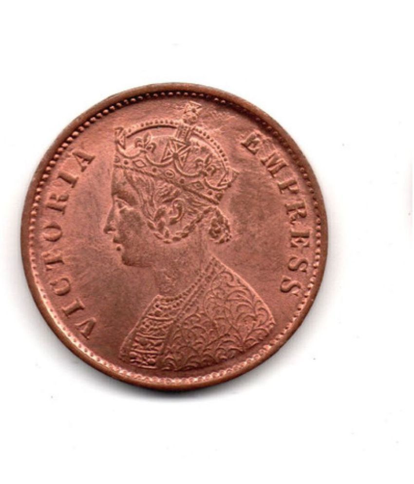     			Nisara Collectibles - 1877 Victoria  One Quarter anna 1 Numismatic Coins