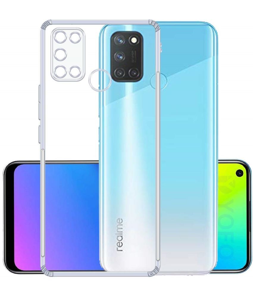     			BEING STYLISH - Transparent Silicon Plain Cases Compatible For Realme 7i ( Pack of 1 )