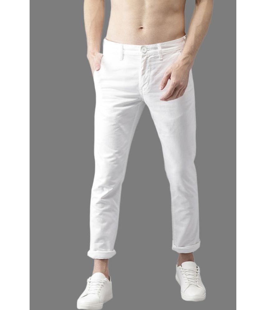     			HALOGEN White Regular Formal Trouser ( Pack of 1 )