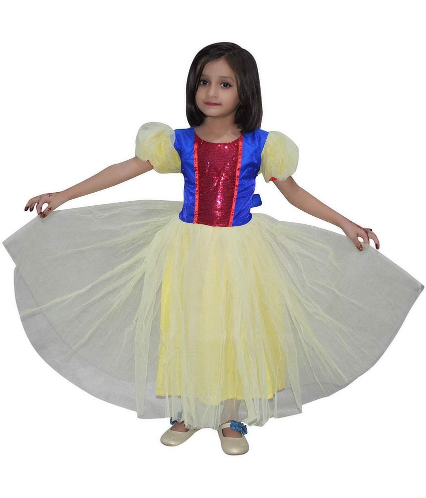     			Kaku Fancy Dresses Princess Snow White -& Blue, 5-6 Years, For Girls
