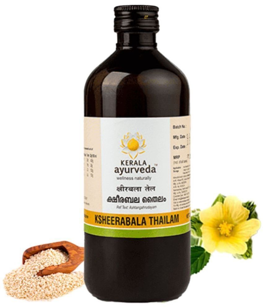 Kerala Ayurveda Ksheerabala Thailam 450ml, Foot Massage Oil, For Relaxation and Sleep,Non-Habit Forming Herbal Sleep Promoter