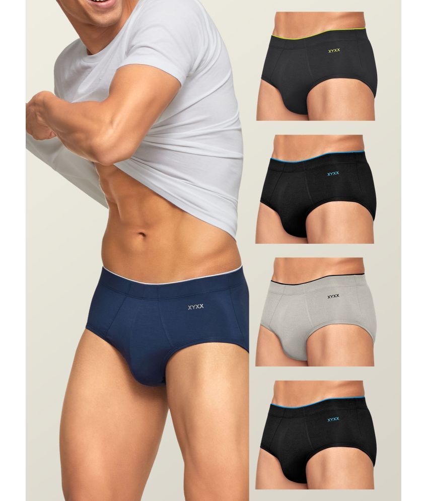     			XYXX Pack of 5 Modal Briefs For Men's ( Multicolor )