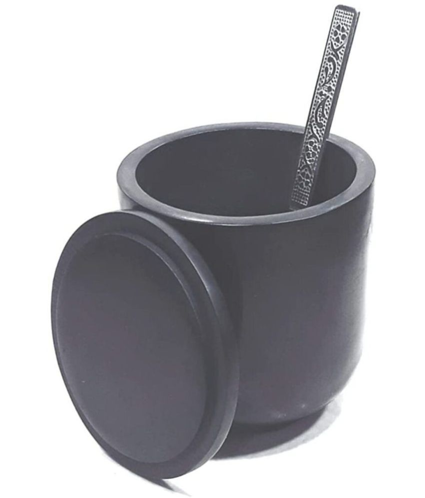     			KRAFT CLOUDS - Stoneware Black Salt/Pepper Container ( Set of 1 - 100 )