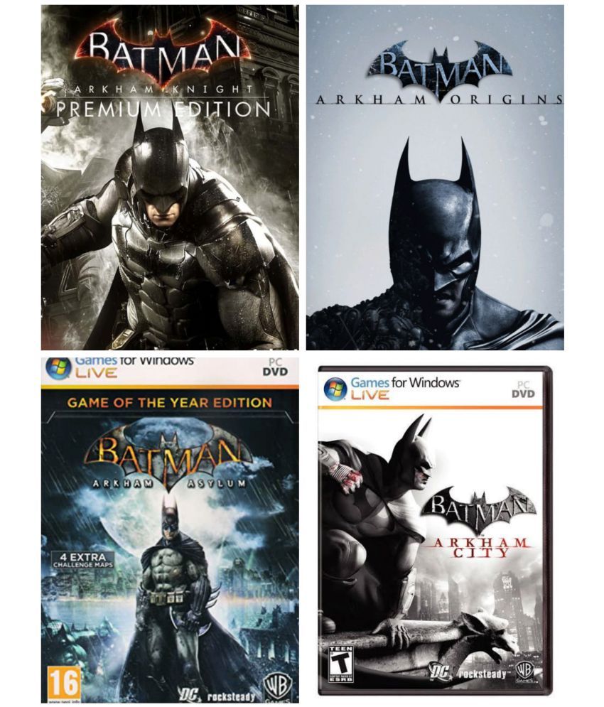 2CAP Batman Pc Game Link 4 In 1 Combo (Offline Only) Complete Games (No  CD/DVD/Code) - Buy 2CAP Batman Pc Game Link 4 In 1 Combo (Offline Only)  Complete Games (No CD/DVD/Code)