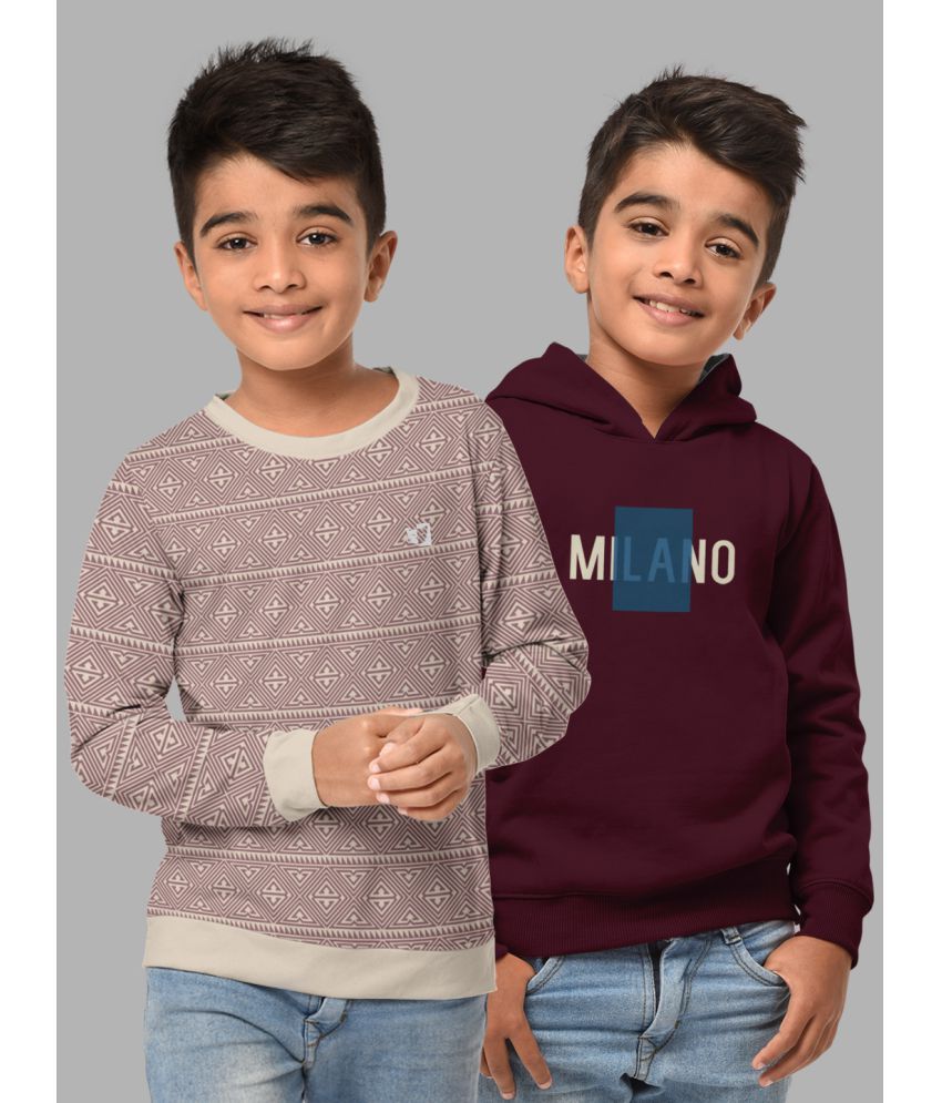     			HELLCAT Pack of 2 Boys Cotton Blend Sweatshirt ( Multi Color )