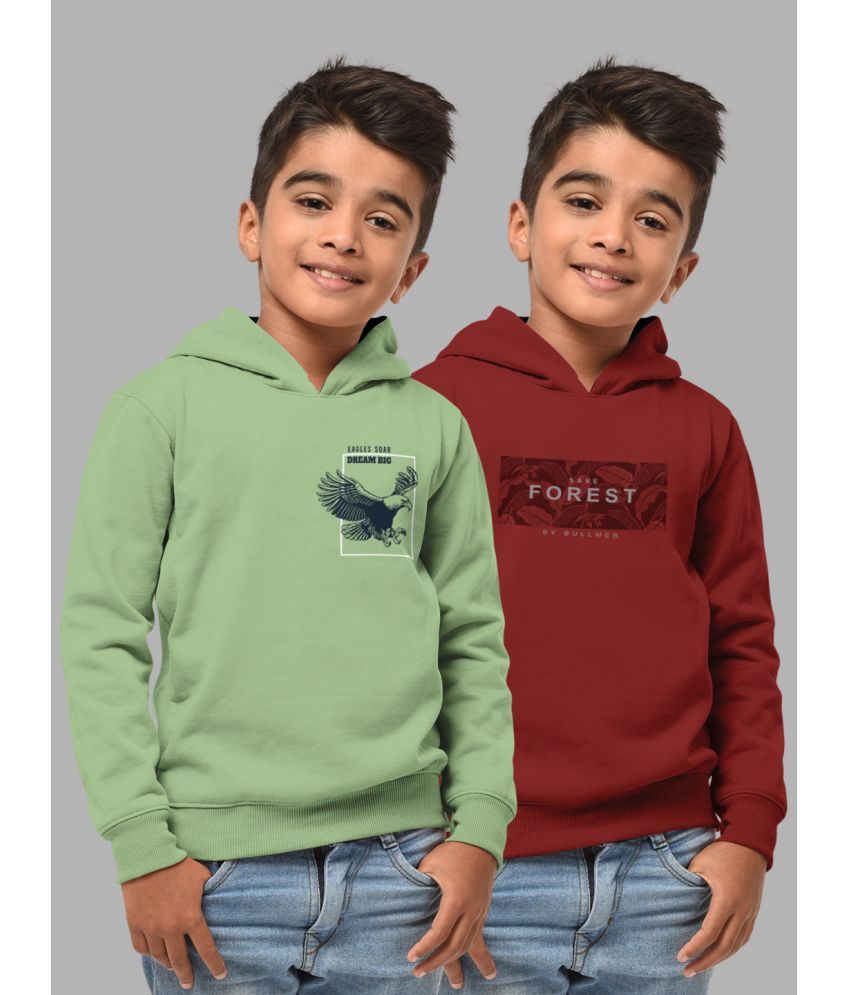     			HELLCAT - Multi Color Cotton Blend Boys Sweatshirt ( Pack of 2 )