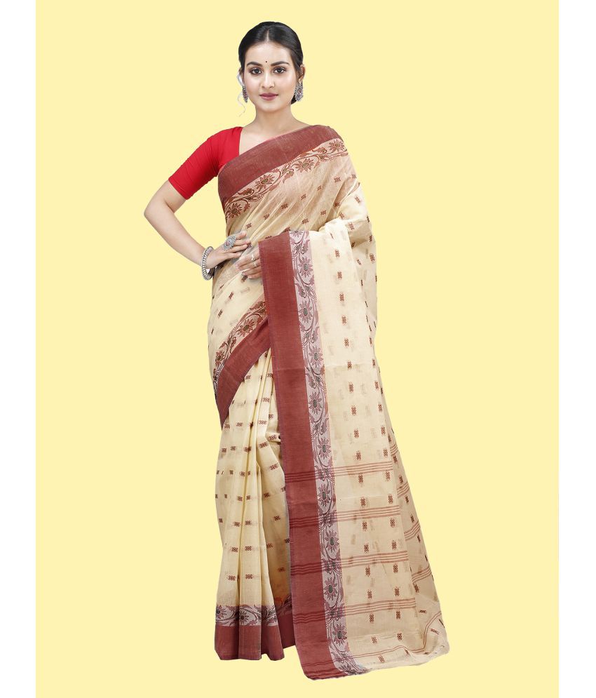     			JMALL - Pink Cotton Saree Without Blouse Piece ( Pack of 1 )