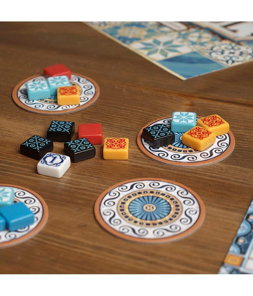 Multiplayer Azul Board TilePlacement Game for Friends and Family to