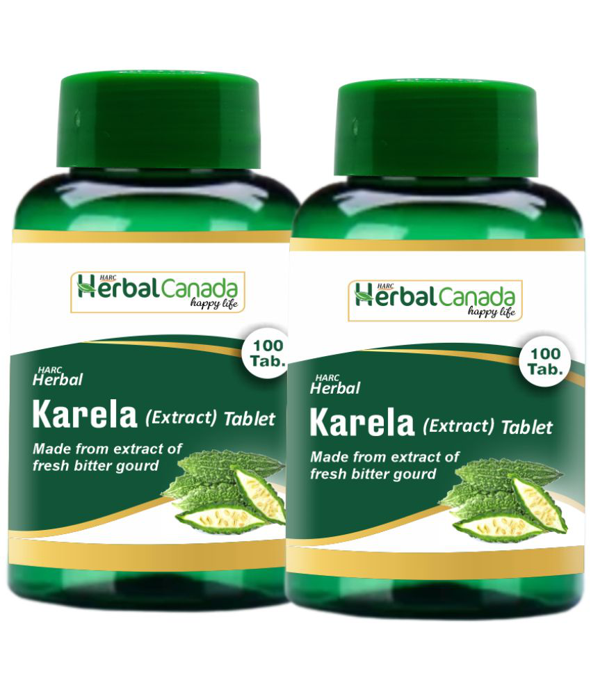     			Herbal Canada Karela 100 Tablet 100 no.s Pack Of 2