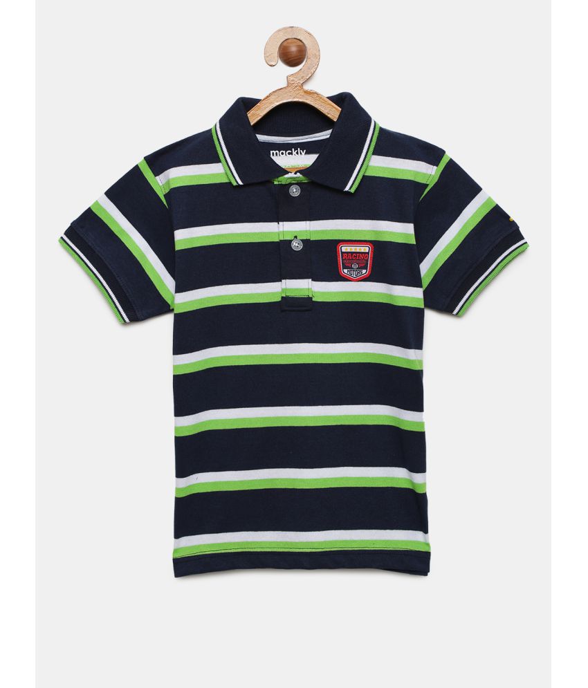     			Mackly - Green Cotton Boy's Polo T-Shirt ( Pack of 1 )
