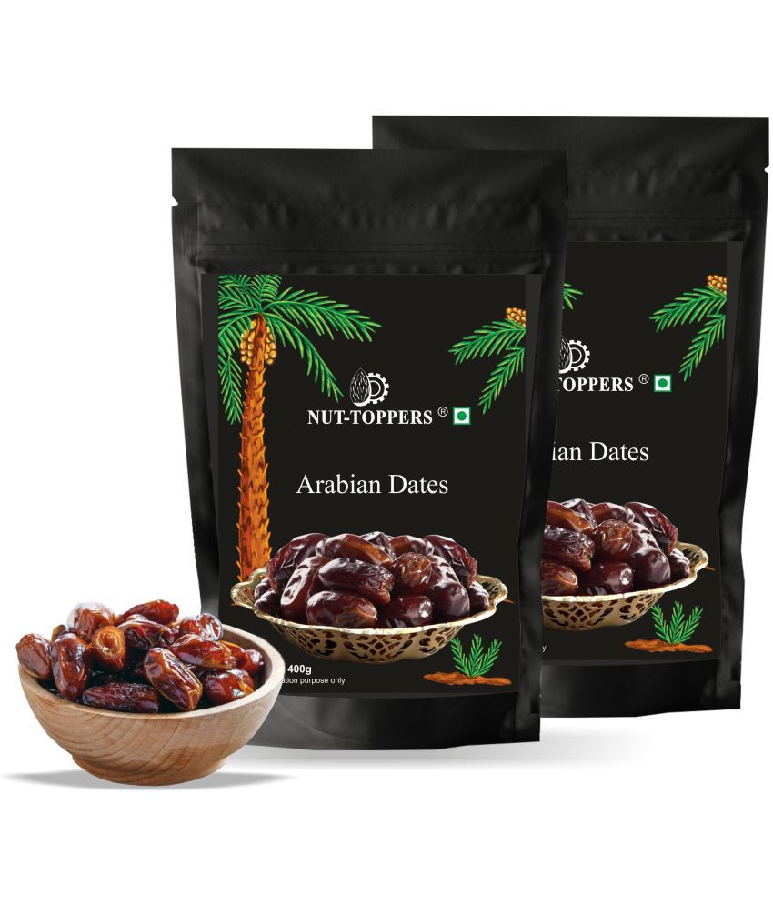     			Nut Toppers Arabian Dates, 800 g (400g x 2)
