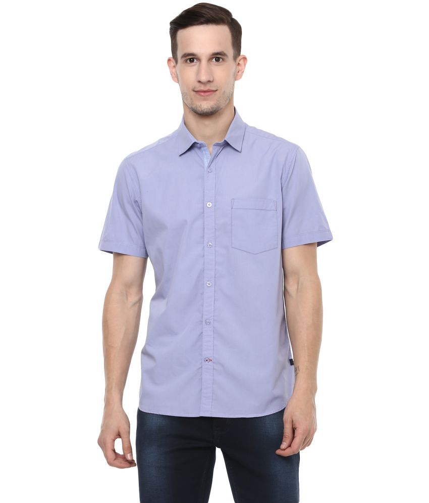 Red Chief - Purple Cotton Blend Slim Fit Men's Casual Shirt ( Pack of 1 )