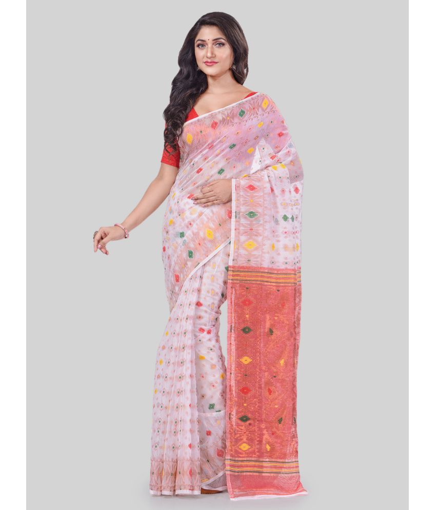     			Desh Bidesh - Multicolour Cotton Saree Without Blouse Piece ( Pack of 1 )