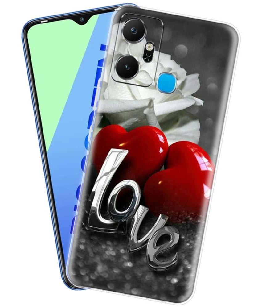     			NBOX - Multicolor Silicon Printed Back Cover Compatible For Infinix Smart 6 Plus ( Pack of 1 )