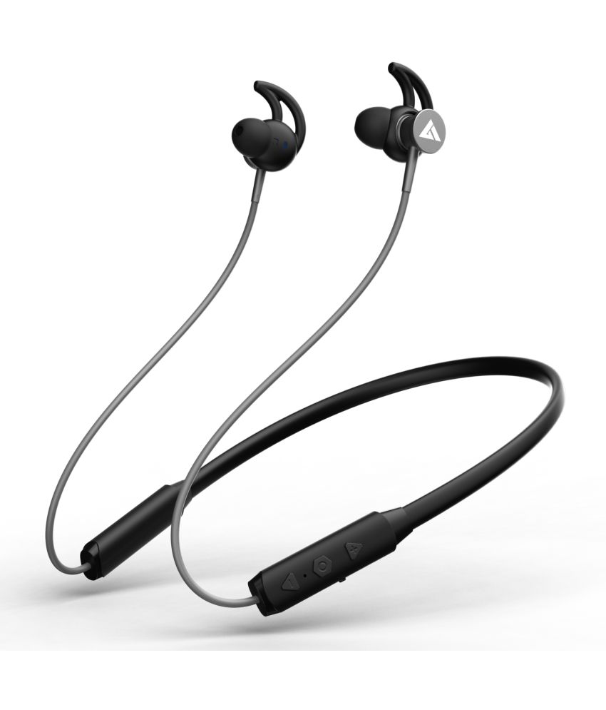 Boult Audio ProBass EQCharge In Ear Bluetooth Neckband 40 Hours Playback IPX5(Splash & Sweat Proof) Fast charging,Powerfull bass -Bluetooth V 5.2 Black