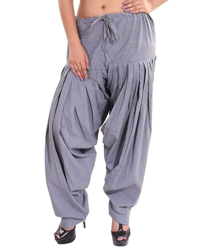     			Cotoncroton - Cotton Light Grey Women's Salwar ( Pack of 1 )