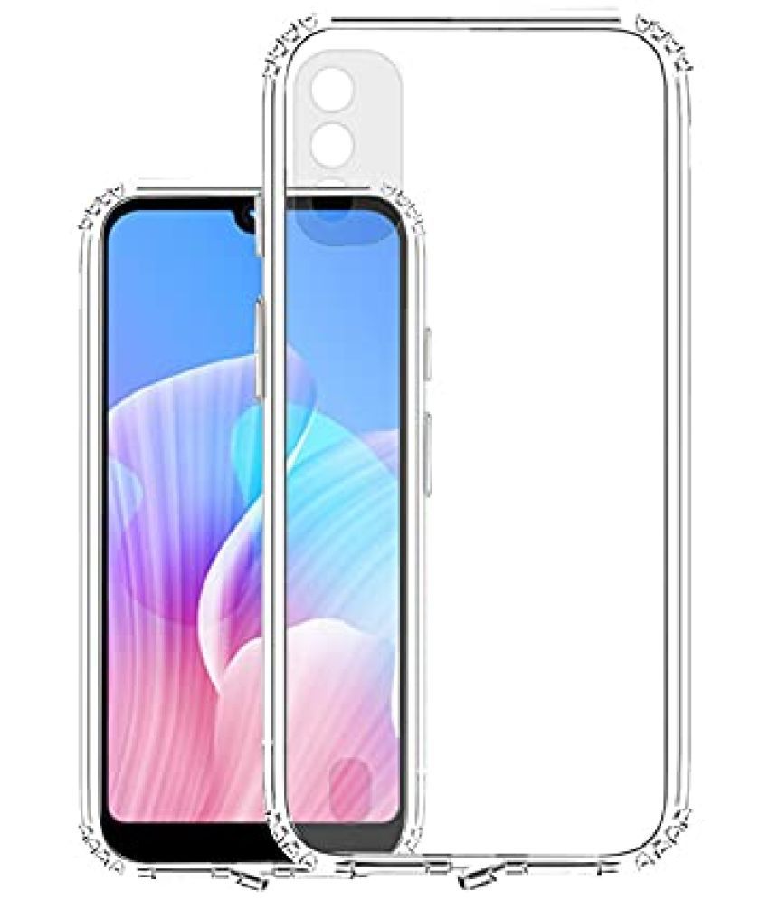     			Doyen Creations - Transparent Silicon Plain Cases Compatible For Itel A26 ( Pack of 1 )