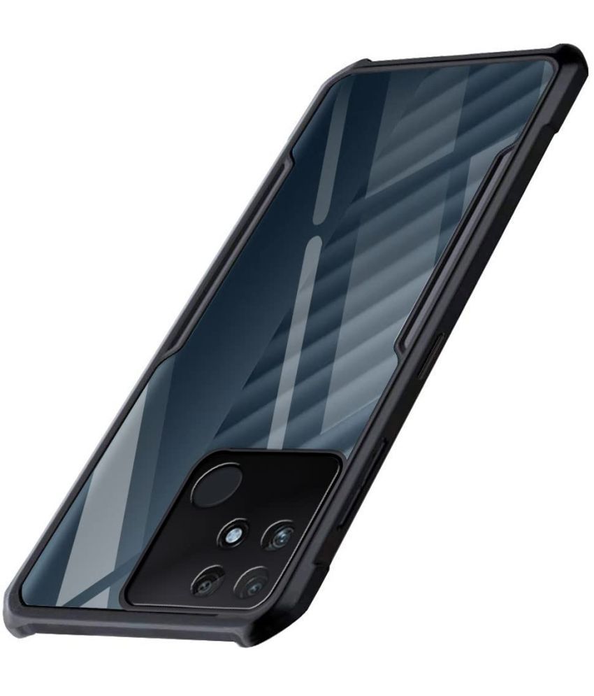     			KOVADO - Black Polycarbonate Shock Proof Case Compatible For Realme C15 ( Pack of 1 )